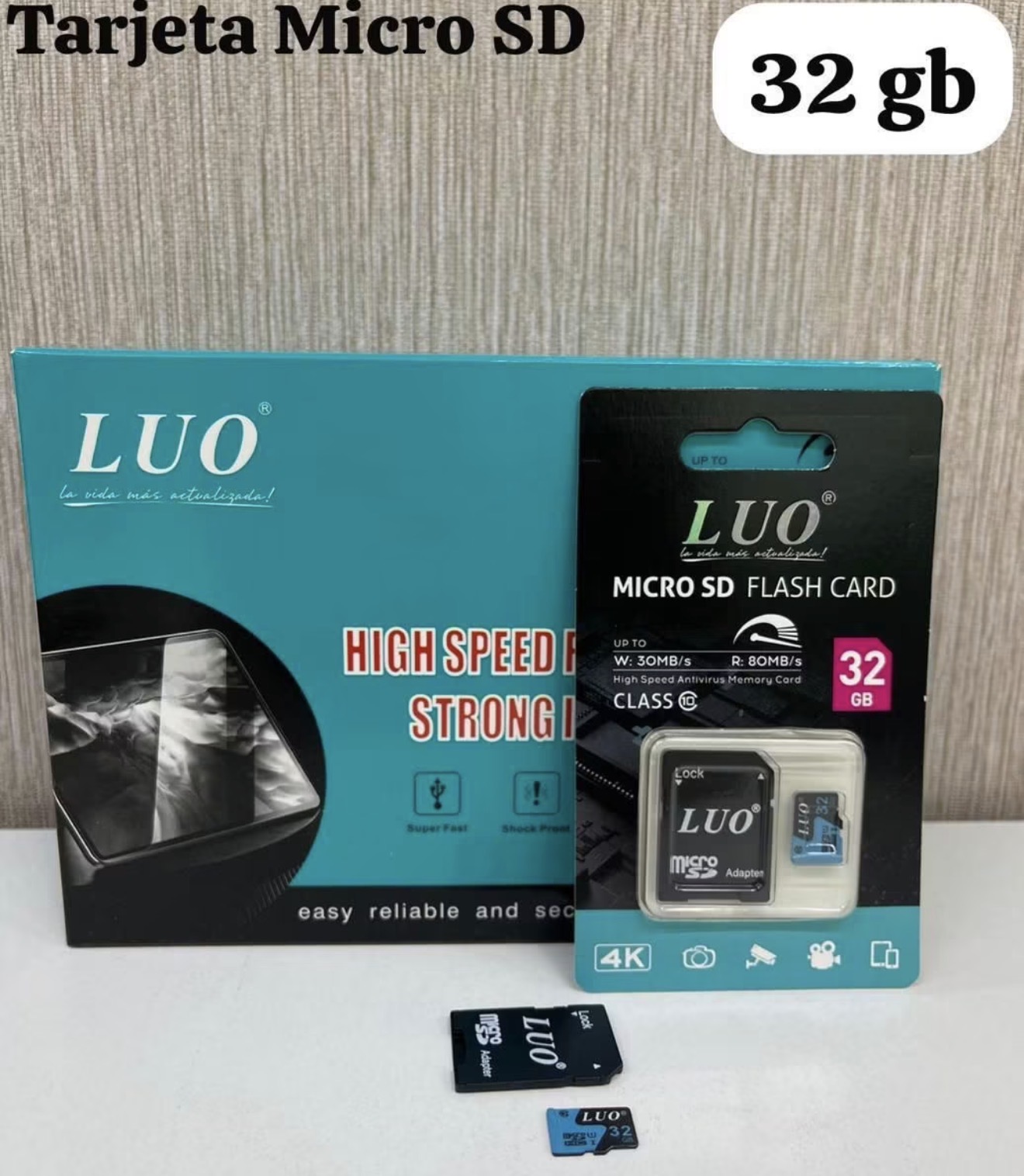 Tarjeta de memoria LUO 32GB 