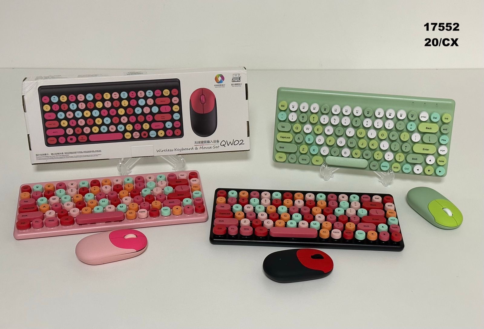 Kit Teclado Y Mouse Recargable  Colorido ( A7512 )