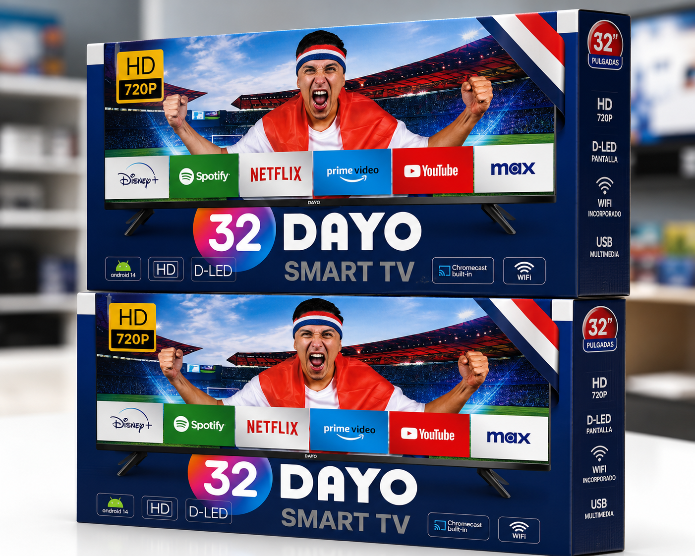 Smart tv DAYO 32”