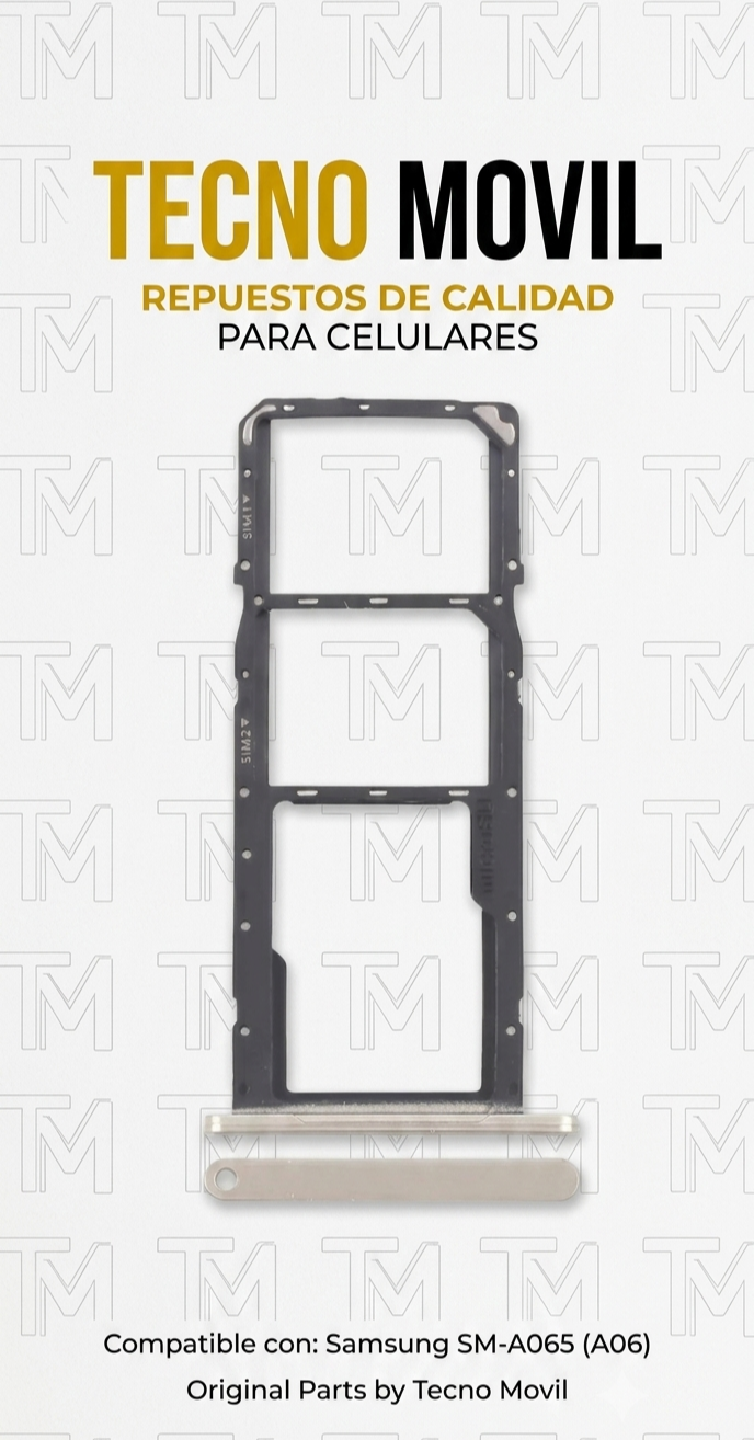 porta sim samsung a06 dorado 