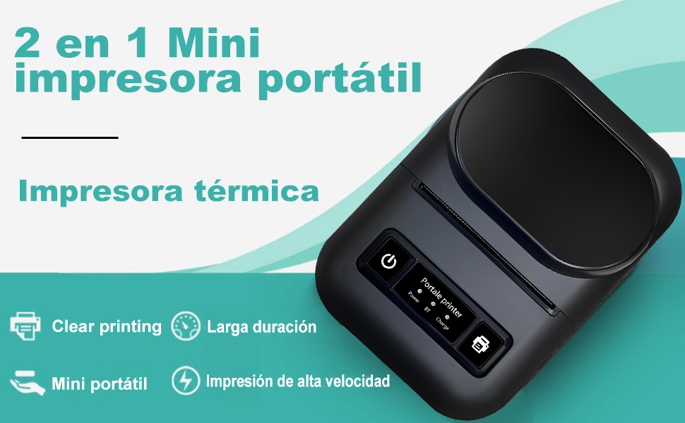 Mini impresora termica 2 en 1  58mm Luo (sy 30)