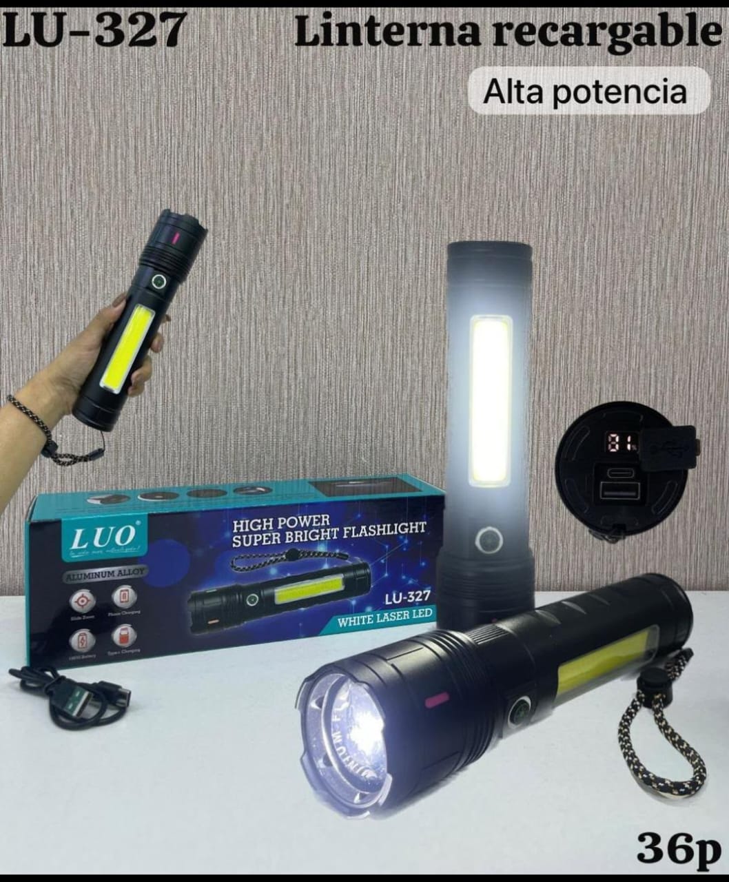 Linterna Potenciada Luo (lu 327)