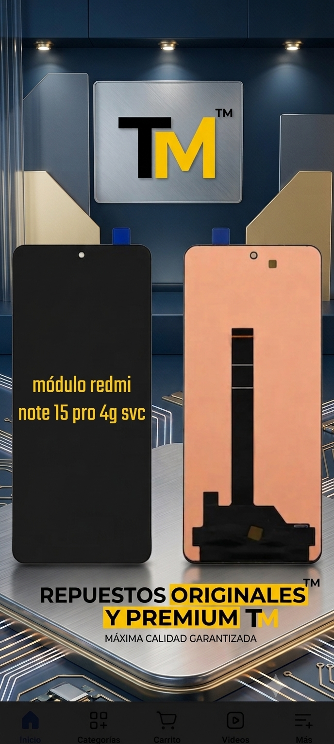 modulo redmi note 15 pro 4g svc oled