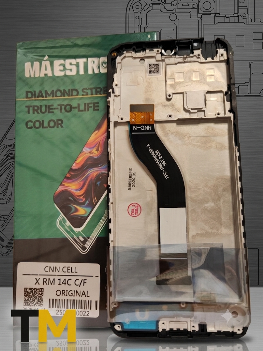 modulo  redmi 14c maestrofix con marco