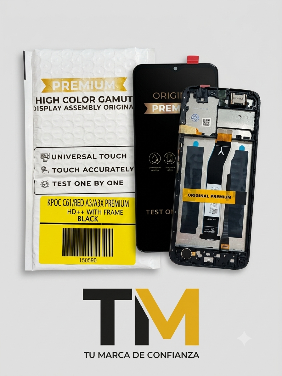 modulo redmi a3 premium con marco 