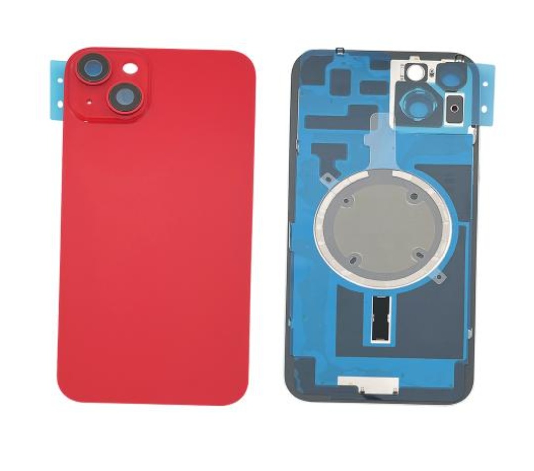 tapa iphone 14 rojo con lente 