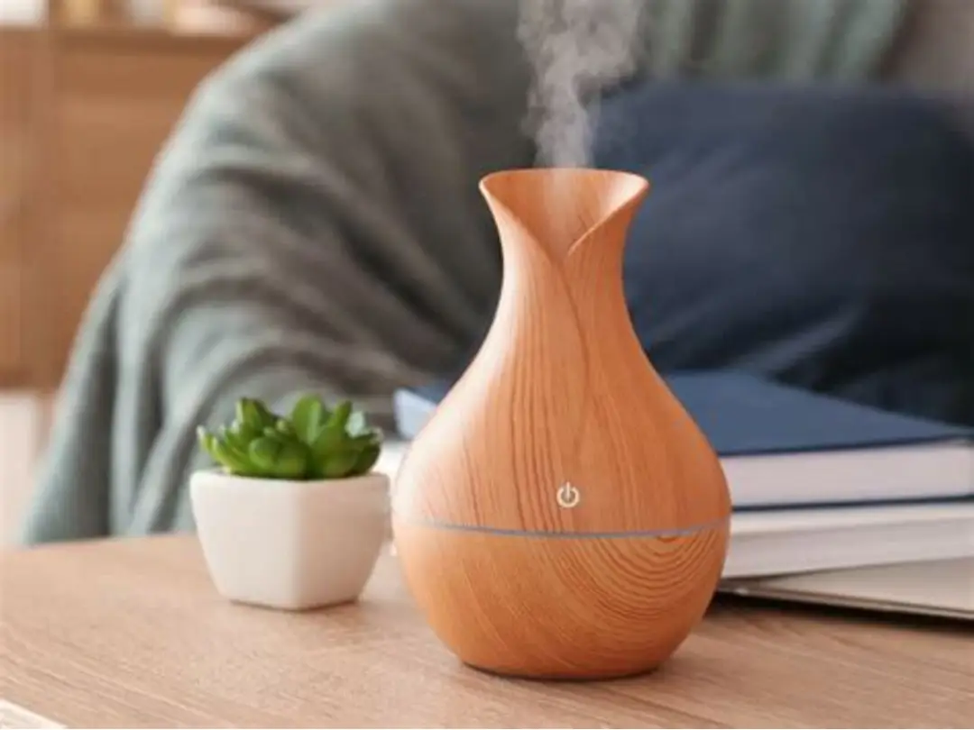Mini Humidificador Madera ( 300 Ml )