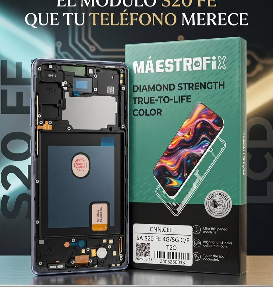 Modulo samsung s20 fe maestrofix con marco