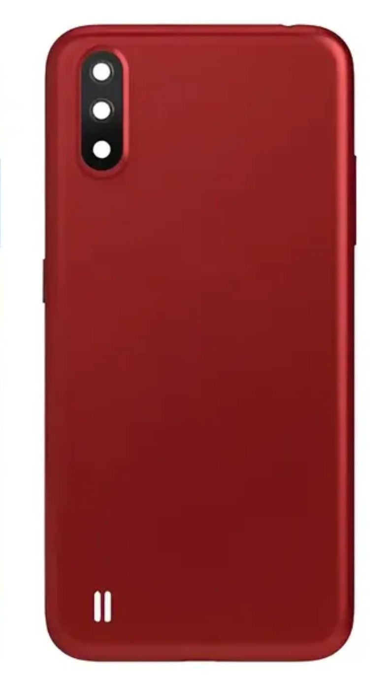 tapa samsung a01 rojo