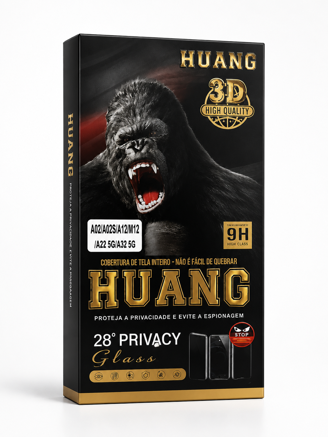 Glass anti espia samsung a12 / a13 / a23