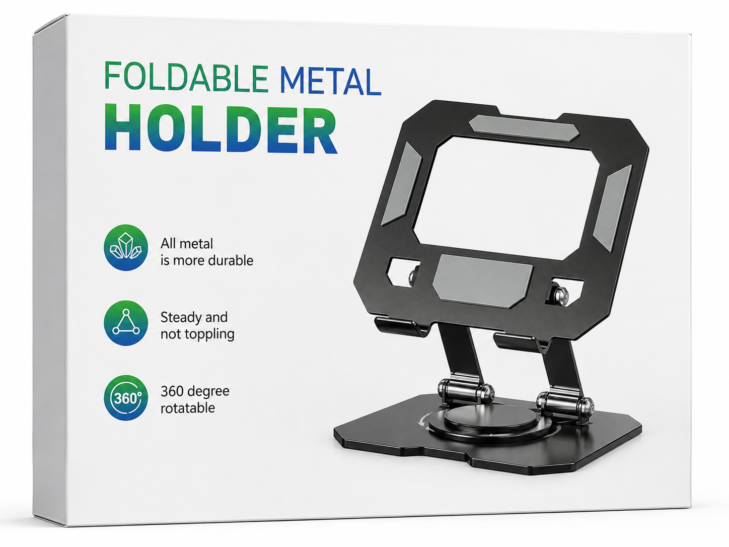 Soporte tablet  metal plegable  (L 360) 