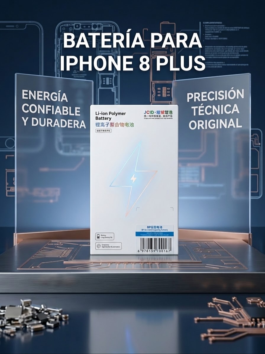 bateria iphone 8g plus jcid 