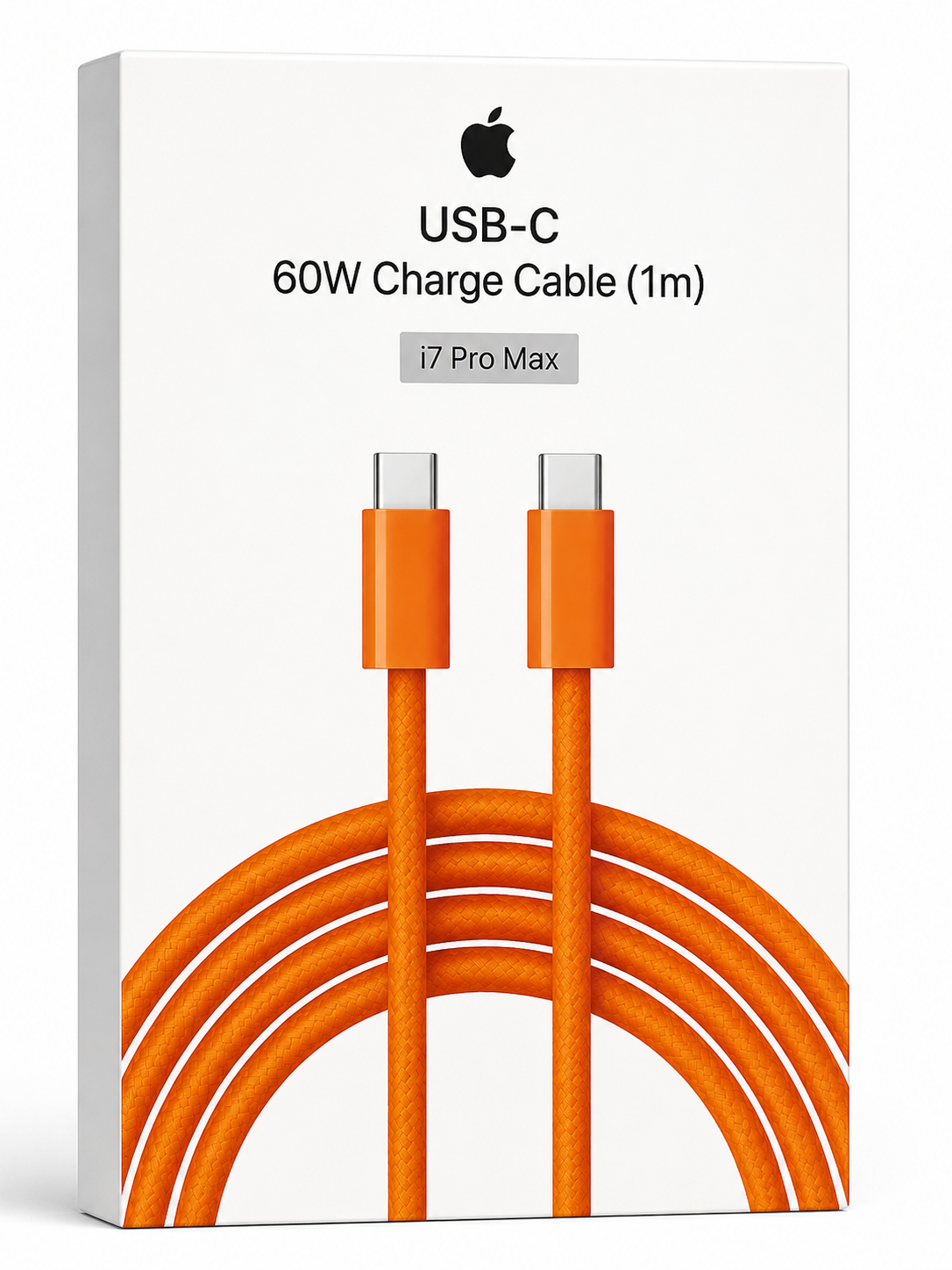 Cable Usb  Iphone  Usb C A Usb C  60W ( Naranja)