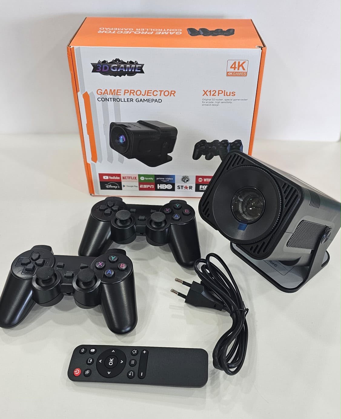 Proyector Gamer X12 Plus + (2 Joystick)