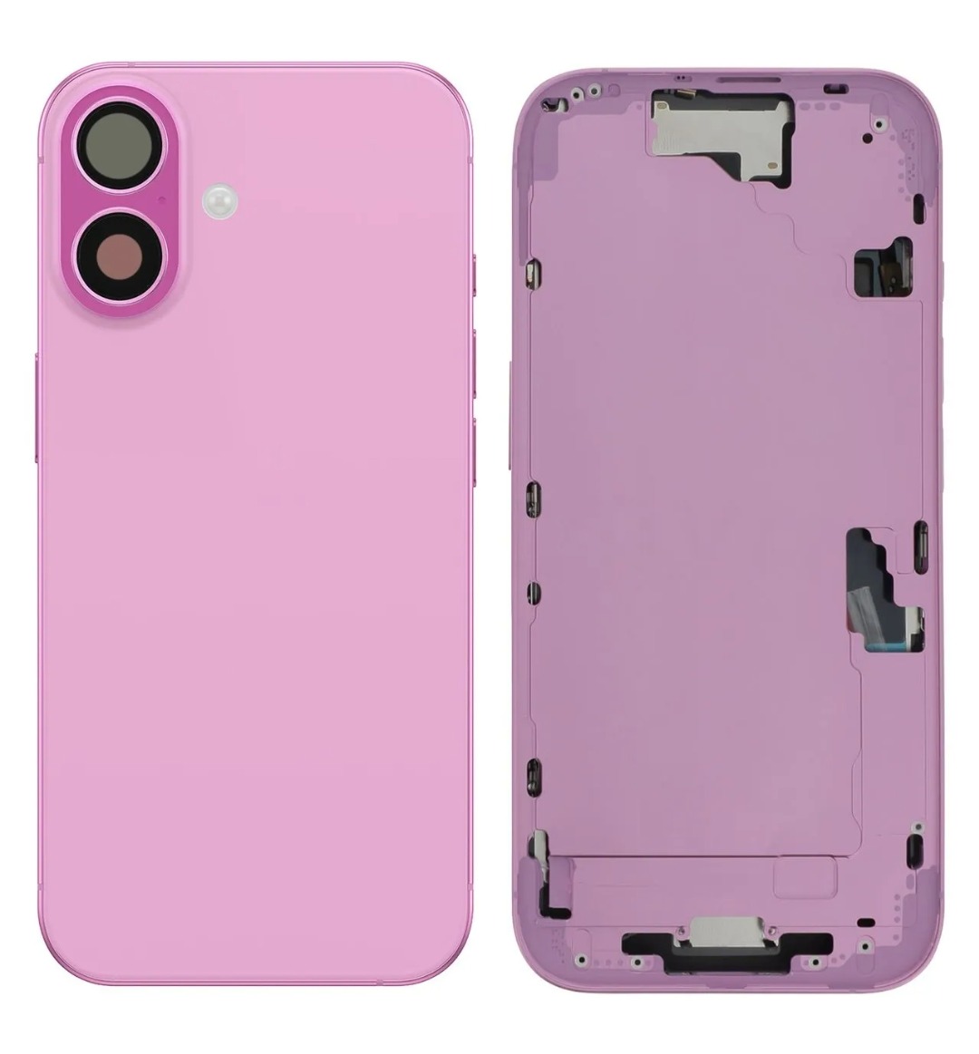 carcasa iphone 16 rosa ( sem chip ) 