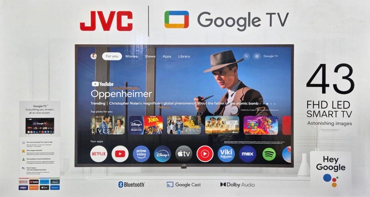 Smart Tv Jvc 43' (Google Assisten)