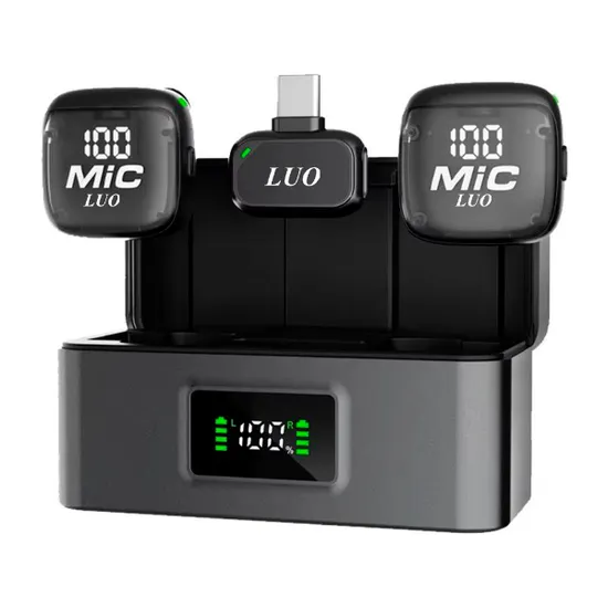Micrófono Corbatero Luo (lu B25) tipo c 