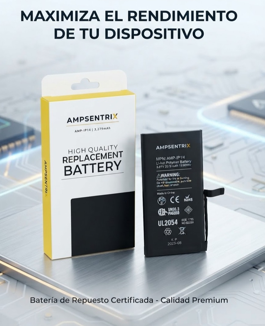 Bateria iphone 14 ampsentrix