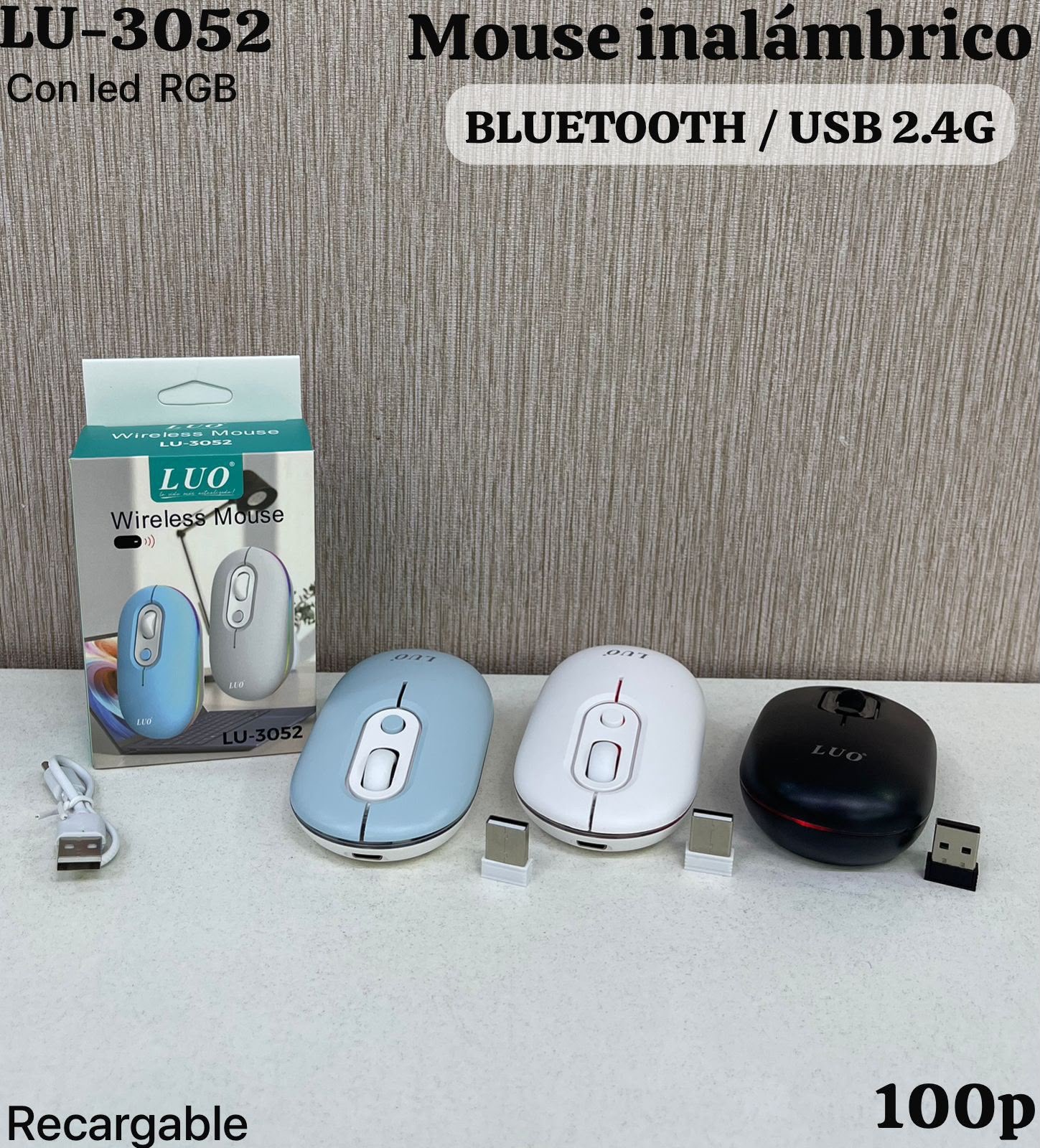 Mouse inalambrico Luo  (lu 3052)