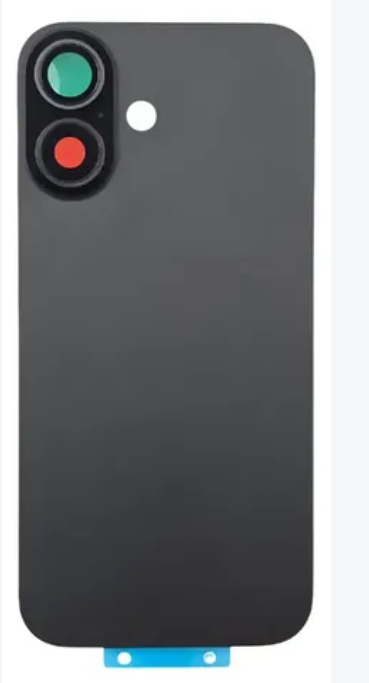 tapa iphone 17 negro con lente 