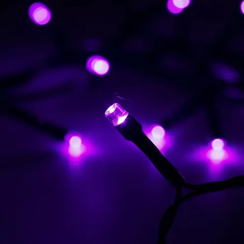 Luz navideña led x100 violeta