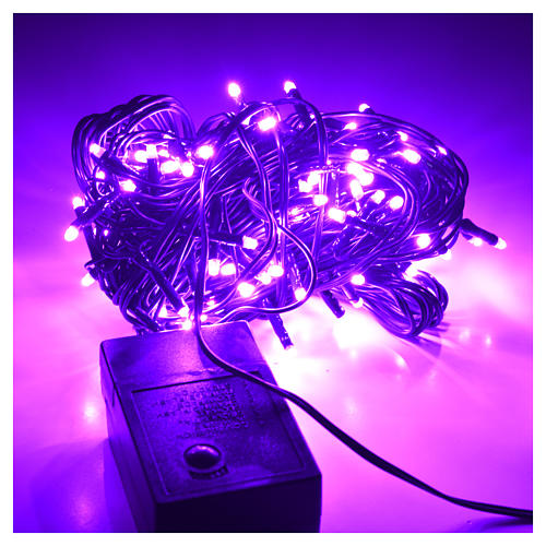 Luz navideña led x200 violeta