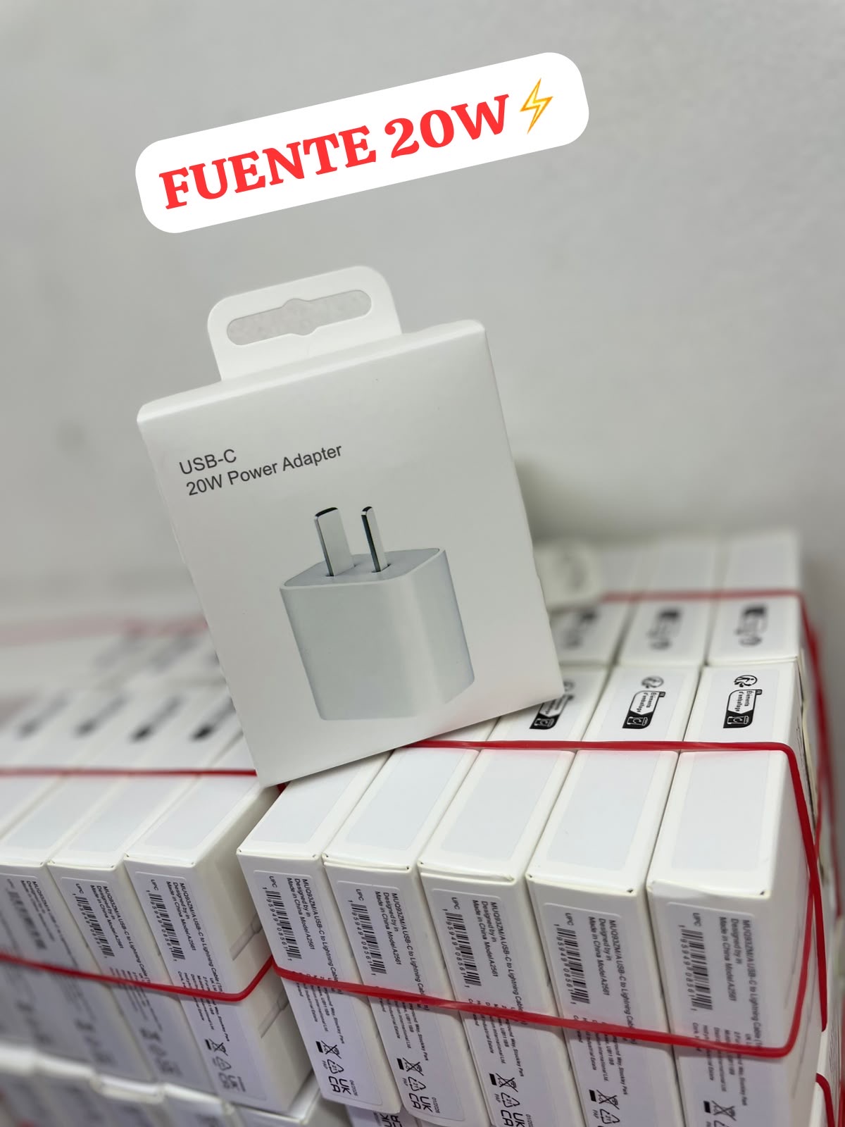 Cabezal Iphone Usb C 20 W (Pata Arg)