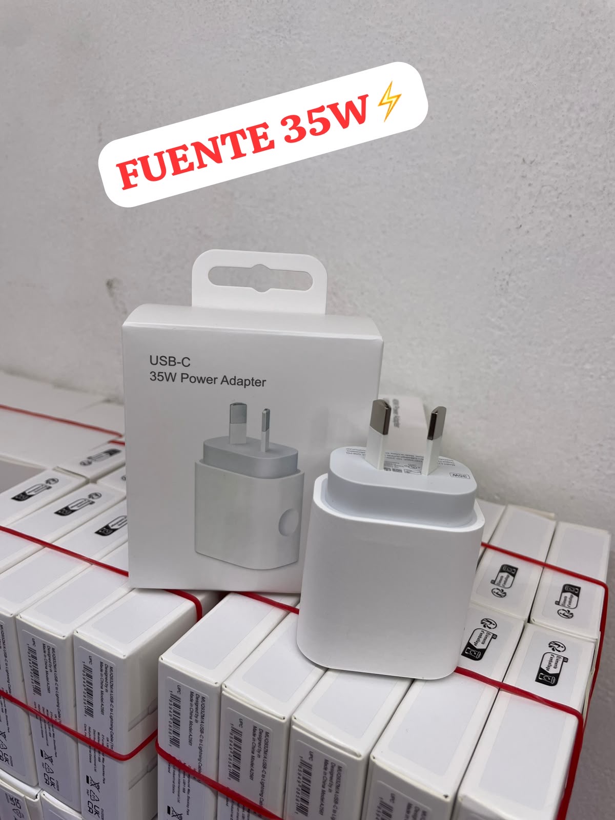 Cabezal Iphone Usb C 35 W (Pata Arg)
